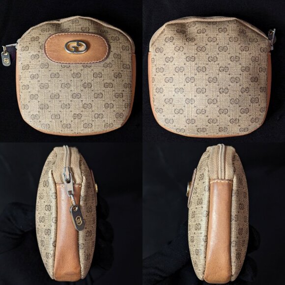 GUCCI MicroGG Vintage Bag + Pouch + Wallet + Etui + Coin Purse + Keyholder SET - Picture 6 of 16